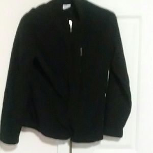 Black flannel jacket